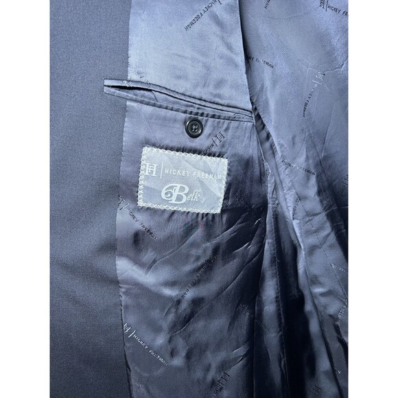 Hickey Freeman Men’s Madison Wool/Cashmere Sports Coat Blazer (BLACK) Size 44R - Picture 6 of 8